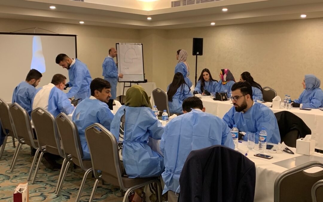 Indirect veneer hands on course by Dr. Hakam Musa from Jordan